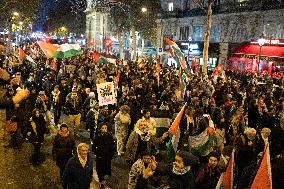 Protest against the "Israel is Forever" gala - Paris