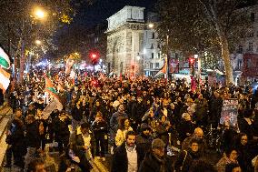 Protest against the "Israel is Forever" gala - Paris