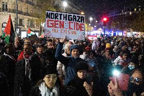 Protest against the "Israel is Forever" gala - Paris