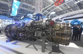 Russia's 117s Vector-thrust Aero Engine at the 2024 Zhuhai Air S