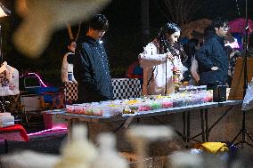 Night Markets Promote Consumption in Nanjing