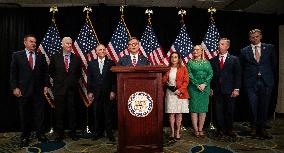 Newly elected House Republican leaders hold press conference