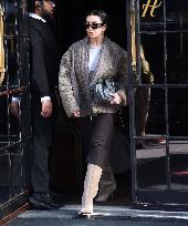 Charli XCX Exits Her Hotel - NYC