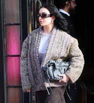 Charli XCX Exits Her Hotel - NYC