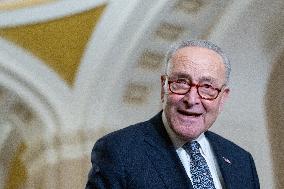 Senate Democrats Give Weekly Press Conference - Washington