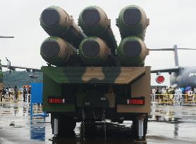 HQ-19 Surface-to-Air Missile Weapon System at 2024 Zhuhai Air Show