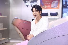 Actor George Hu attends an OSIM Brand Event in Taipei