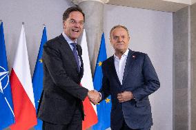 Rutte And Tusk Meet - Warsaw