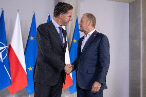 Rutte And Tusk Meet - Warsaw