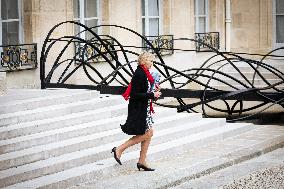 Council Of Ministers At The Elysee Palace