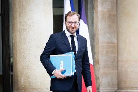 Council Of Ministers At The Elysee Palace