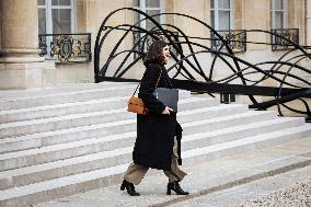 Council Of Ministers At The Elysee Palace