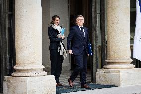 Council Of Ministers At The Elysee Palace