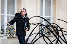 Council Of Ministers At The Elysee Palace