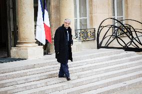 Council Of Ministers At The Elysee Palace