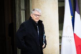 Council Of Ministers At The Elysee Palace