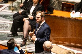 Question Time In The French Parliament