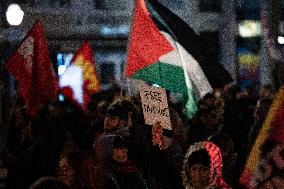 Several Thousand People In Paris Against The ''Israel Is Forever'' Gala