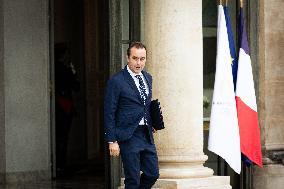 Council Of Ministers At The Elysee Palace