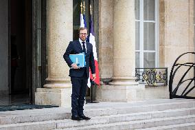 Council Of Ministers At The Elysee Palace