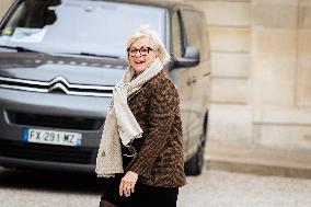 Council Of Ministers At The Elysee Palace