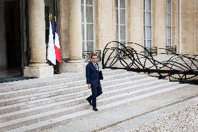 Council Of Ministers At The Elysee Palace