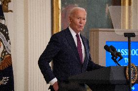 President Biden And First Lady Jill Biden Speak At Classroom To Career Summit