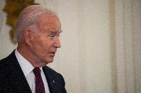 President Biden And First Lady Jill Biden Speak At Classroom To Career Summit