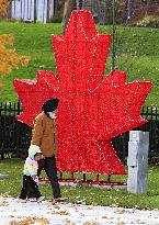 Daily Life In Downtown Brampton, Ontario, Canada