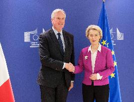 French PM Barnier In Brussels To Fend Off Mercosur Deal