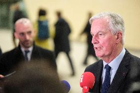 French PM Barnier In Brussels To Fend Off Mercosur Deal