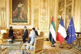 Rachida Dati Receives Minister of State for Foreign Affairs of UAE - Paris