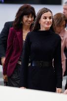 Queen Letizia in Black - Madrid