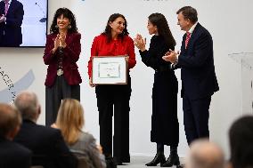 Queen Letizia in Black - Madrid