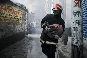 Shoe Factory Fire - Dhaka