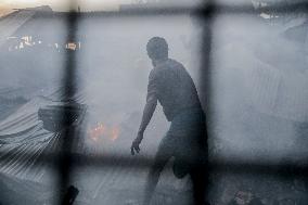 Shoe Factory Fire - Dhaka