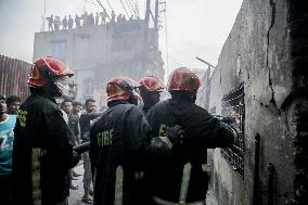 Shoe Factory Fire - Dhaka