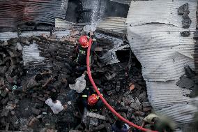 Shoe Factory Fire - Dhaka