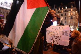 Rally Against The Israel Is Forever Gala - Paris