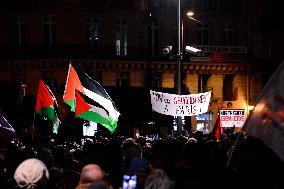 Rally Against The Israel Is Forever Gala - Paris