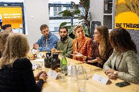 Queen Maxima During A MIND Us Meeting - Netherlands