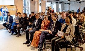 Queen Maxima During A MIND Us Meeting - Netherlands