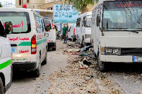 Intense Airstrike Targets Building in Tyre - Lebanon