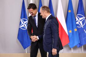 NATO Secretary General Mark Rutte Visits Poland