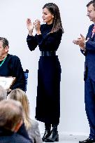 Queen Letizia in Black - Madrid