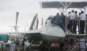 Su-57 Stealth Fighter Jet at the 2024 Zhuhai Air Show