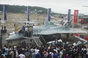 Su-57 Stealth Fighter Jet at the 2024 Zhuhai Air Show