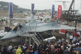 Su-57 Stealth Fighter Jet at the 2024 Zhuhai Air Show