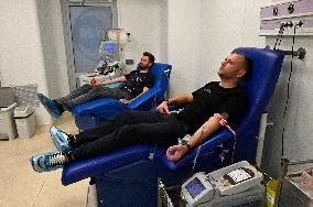 Blood donation in Kyiv