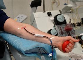 Blood donation in Kyiv